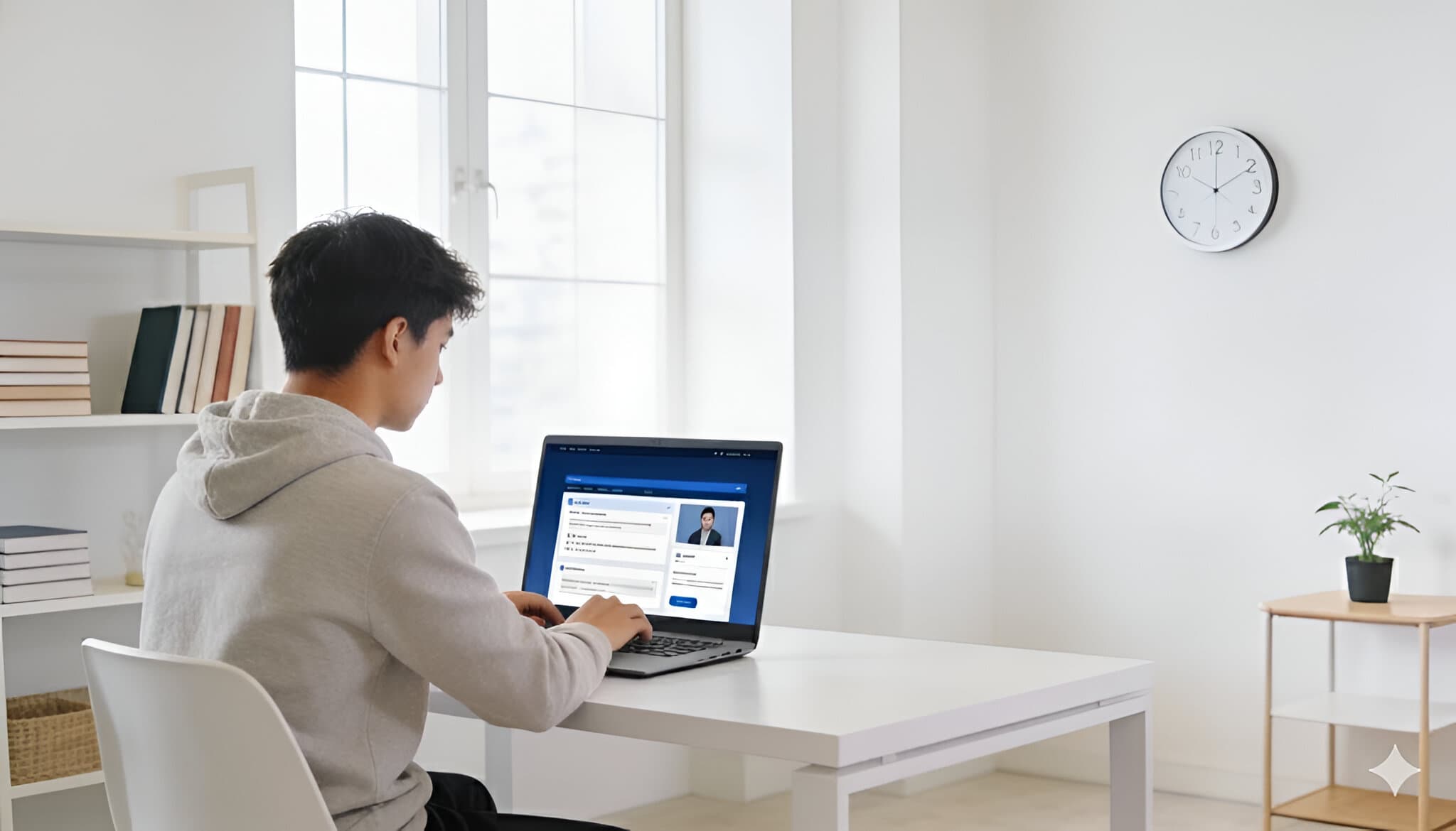 Inter students taking JEE and EAMCET online mock test on RankSprint